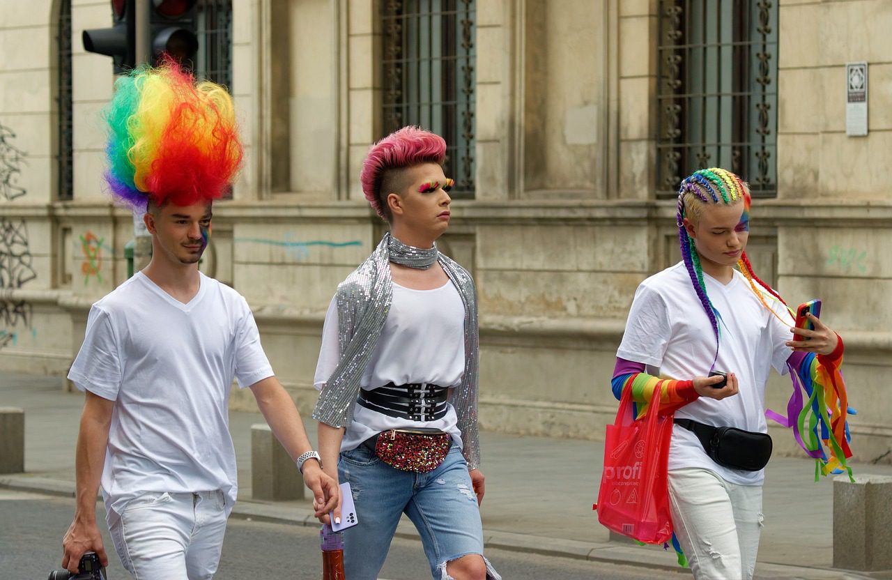 pride parade, nature, street